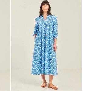 NWT Pink City Prints Ocean Trellis Mumbai Dress!